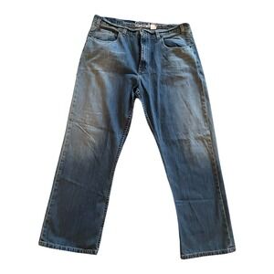 Old Navy Men's 36x32 Loose Fit Straight Jeans Blue Y2K Skate Denim